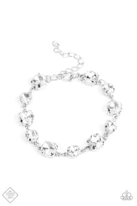 Bippity Boppity BLING - White Bracelet - Paparazzi