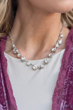 Load image into Gallery viewer, Hands Off the Crown! - White Necklace - Paparazzi