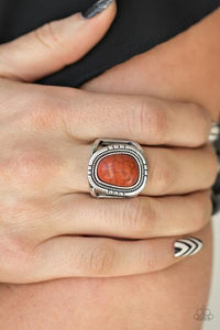 Out On The Range - Orange Ring - Paparazzi