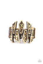 Load image into Gallery viewer, Juxtaposed Jewels - Brass Ring - Paparazzi