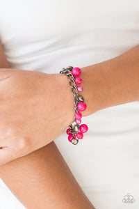 Hold My Drink - Pink Bracelet - Paparazzi