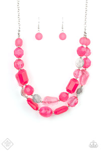 Oceanic Opulence - Pink Necklace - Paparazzi