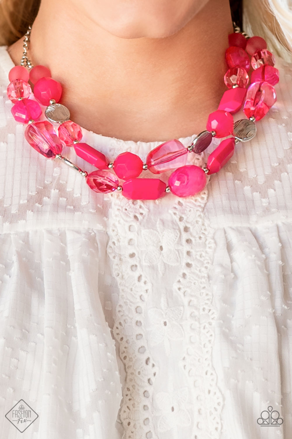 Oceanic Opulence - Pink Necklace - Paparazzi