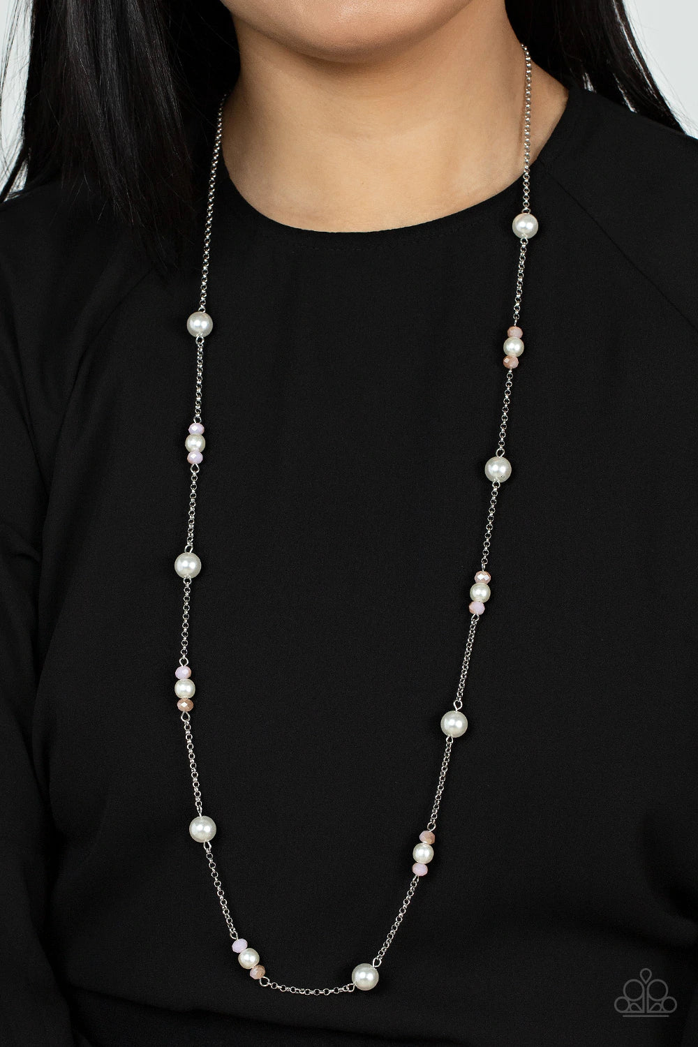 Keep Your Eye on the BALLROOM - Pink Necklace - Paparazzi