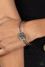 Load image into Gallery viewer, Rosy Repose - Silver Bracelet - Paparazzi