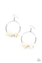 Load image into Gallery viewer, Caribbean Cocktail - White Earrings - Paparazzi