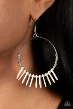 Load image into Gallery viewer, Caribbean Cocktail - White Earrings - Paparazzi