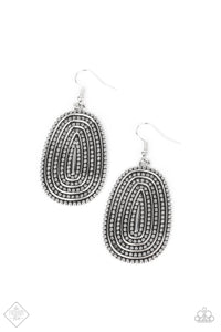 Desert Climate - Silver Earrings - Paparazzi