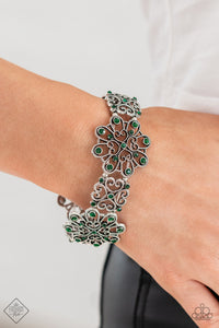 Regal Recognition - Green Bracelet - Paparazzi