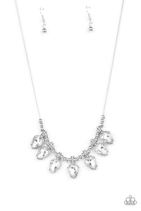 Crown Jewel Couture - White Necklace - Paparazzi