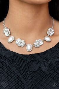 Sensational Showstopper - White Necklace - Paparazzi