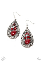 Load image into Gallery viewer, Nautical Daydream - Red Earrings - Paparazzi