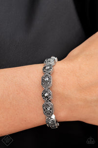 Eye-Opening Opulence - Silver Bracelet - Paparazzi