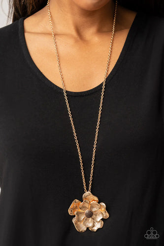 Homegrown Glamour - Gold Necklace - Paparazzi