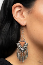 Load image into Gallery viewer, Shady Oasis - Brown Earrings - Paparazzi