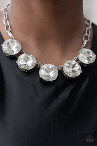 Limelight Luxury - White Necklace - Paparazzi