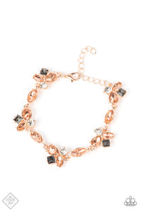 Colorful Captivation - Rose Gold Bracelet - Paparazzi