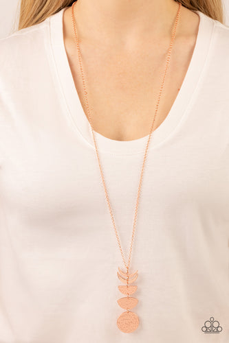 Phase Out - Copper Necklace - Paparazzi