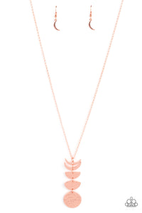 Phase Out - Copper Necklace - Paparazzi