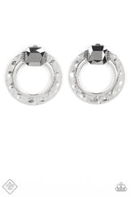 Load image into Gallery viewer, Smoldering Scintillation - Silver Earrings - Paparazzi