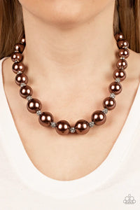 Sail Away with Me - Brown Necklace - Paparazzi