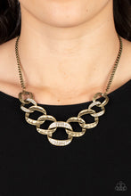Load image into Gallery viewer, Bombshell Bling - Brass Necklace - Paparazzi