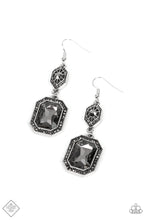 Load image into Gallery viewer, Starry-Eyed Sparkle - Silver Earrings - Paparazzi