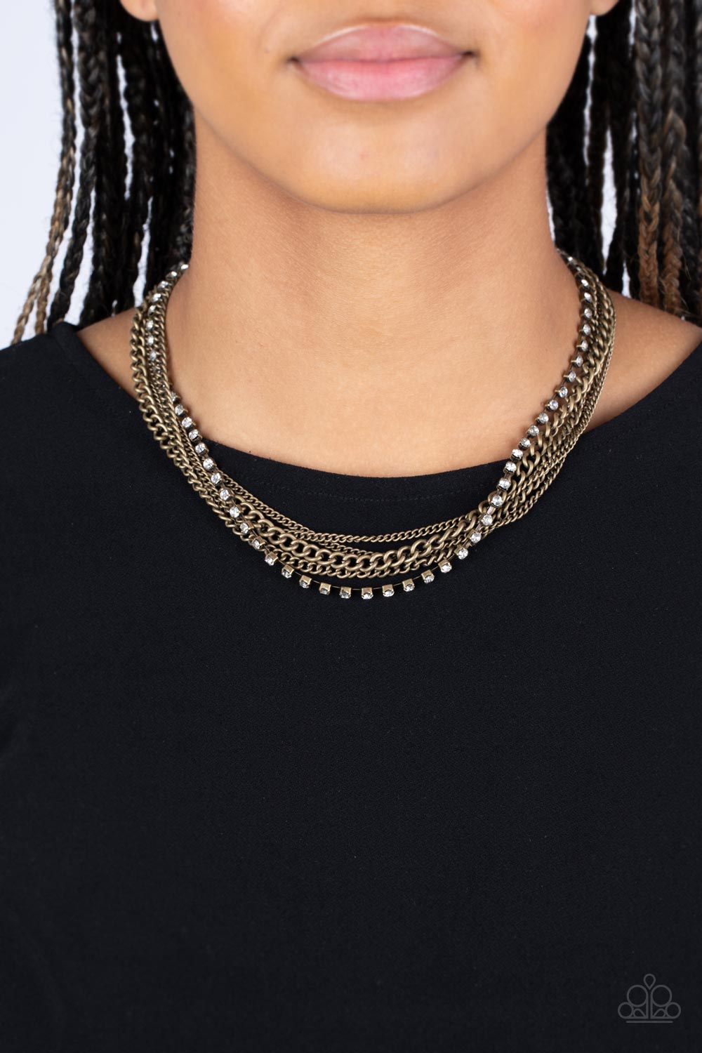 Free to CHAINge My Mind - Brass Necklace - Paparazzi