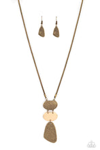 Load image into Gallery viewer, Riverside Respite - Brass Necklace - Paparazzi