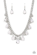 Load image into Gallery viewer, Frosted and Framed - White Necklace - Paparazzi