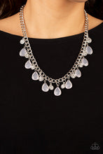 Load image into Gallery viewer, Frosted and Framed - White Necklace - Paparazzi