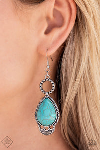 River Cruzin’ - Blue Earrings - Paparazzi