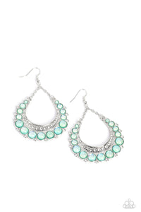 Bubbly Bling - Green Earrings - Paparazzi