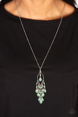 Sweet DREAMCATCHER - Green Necklace - Paparazzi