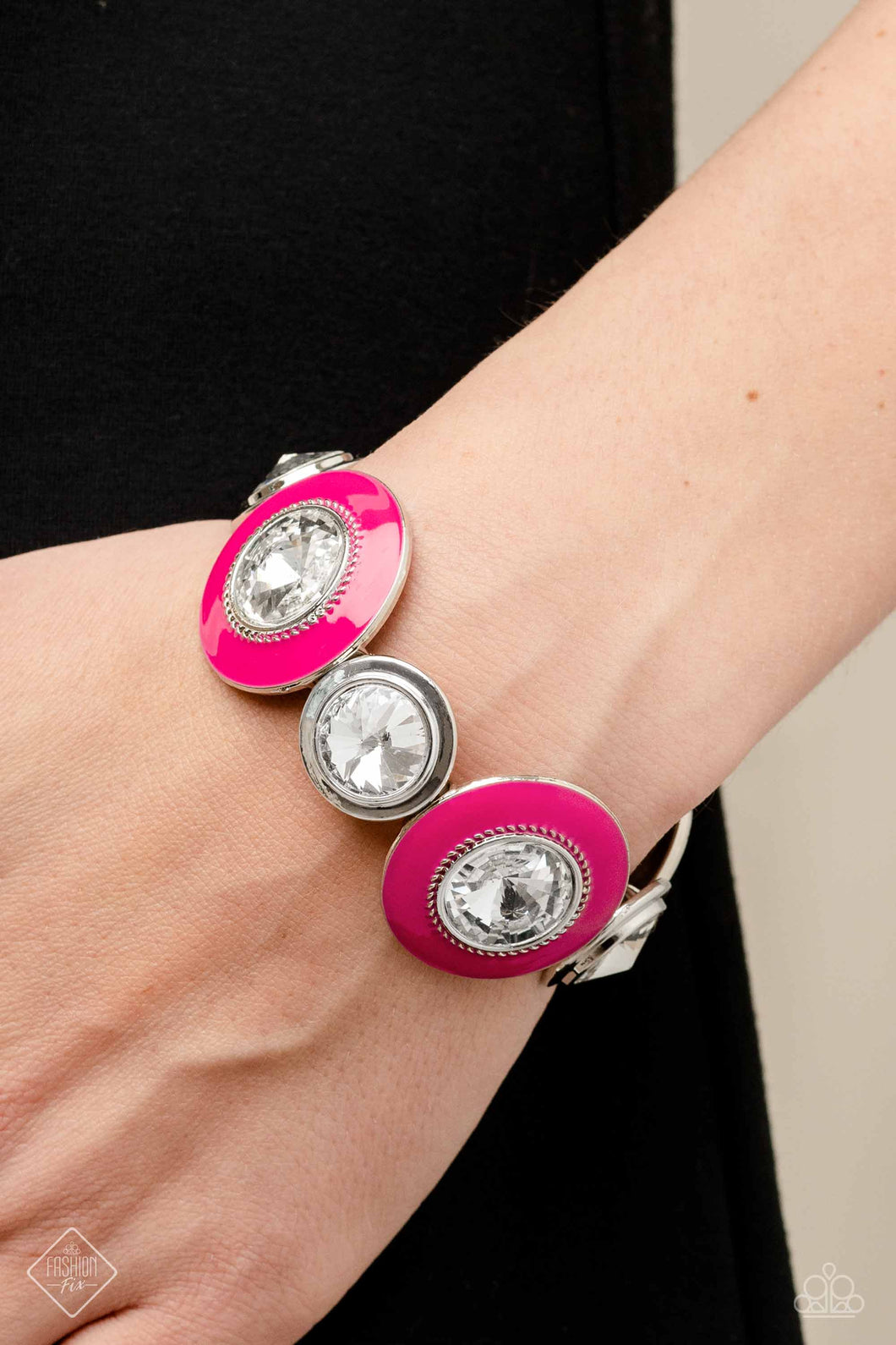 Lustrous Lass - Pink Bracelet- Paparazzi