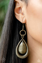 Load image into Gallery viewer, Forged Flare - Brass Earrings - Paparazzi
