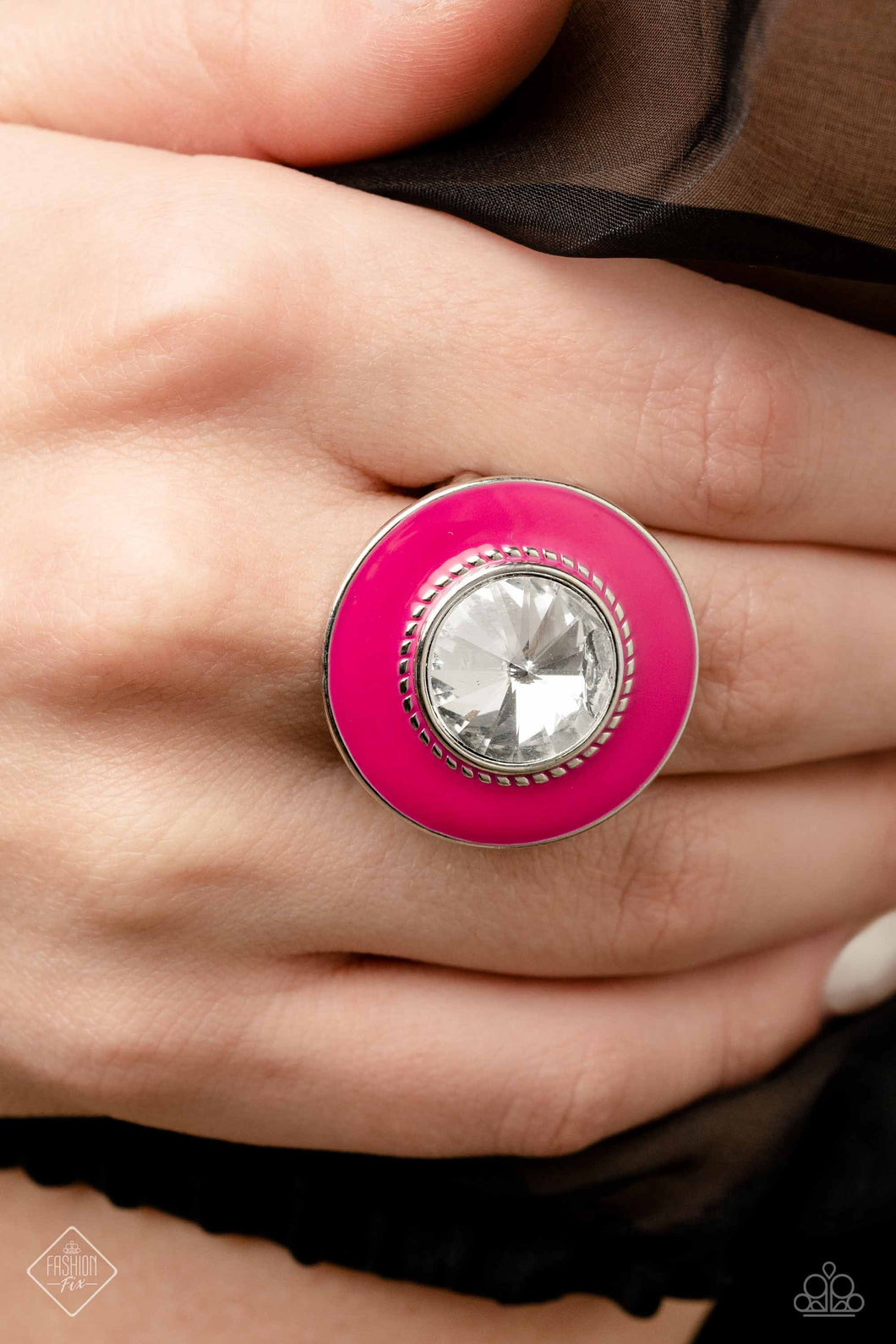 Ladylike Levity - Pink Ring - Paparazzi