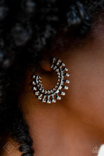 Load image into Gallery viewer, The Way You Make Me WHEEL - Silver Earrings - Paparazzi