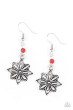 Load image into Gallery viewer, Cactus Blossom - Red Earrings - Paparazzi