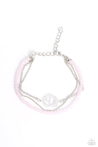 A LOTUS Like This - Pink Bracelet - Paparazzi