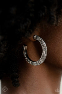 Dazzling Dynamo - Black Earrings  - Paparazzi