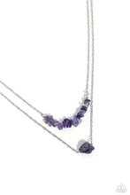 Load image into Gallery viewer, Chiseled Caliber - Purple Necklace - Paparazzi