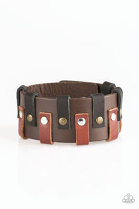 Modern Musketeer - Brown Bracelet - Paparazzi