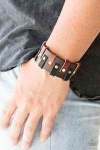 Modern Musketeer - Brown Bracelet - Paparazzi