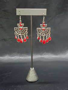 SOL Searching - Red Earrings - Paparazzi