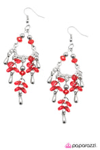 Load image into Gallery viewer, To the Dance Floor! - Red Earrings - Paparazzi