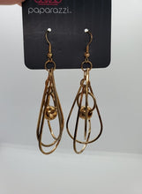 Load image into Gallery viewer, No More Tears - Gold Earrings - Paparazzi