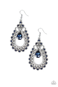 All About Business - Blue Earrings - Paparazzi