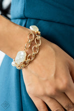 Load image into Gallery viewer, Seaside Sojourn - Gold Bracelet - Paparazzi