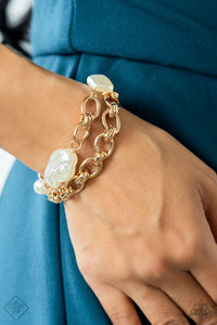 Seaside Sojourn - Gold Bracelet - Paparazzi